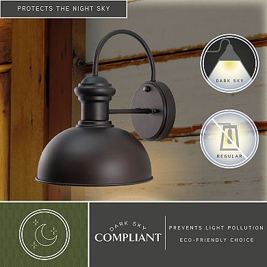 Franklin 10" Outdoor Wall Light Oil Burnished Bronze