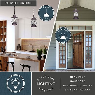 Dockside 8" Outdoor Pendant Weathered Patina