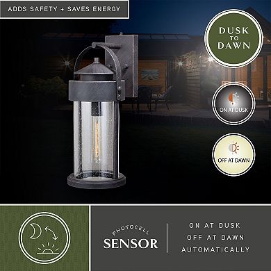 Cumberland 8" Outdoor Wall Light Rust Rust Iron