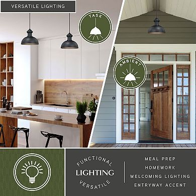 Franklin 10" Outdoor Pendant Oil Burnished Bronze