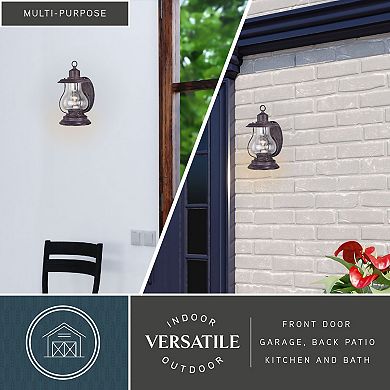 Dockside 8" Outdoor Wall Light Weathered Patina