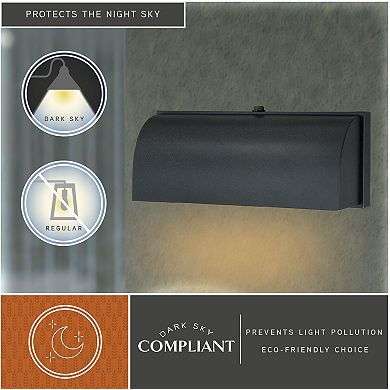 Walsh 12" Outdoor Wall Light Dark Bronze