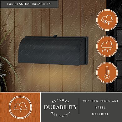 Walsh 12" Outdoor Wall Light Dark Bronze