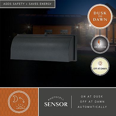 Walsh 12" Outdoor Wall Light Dark Bronze