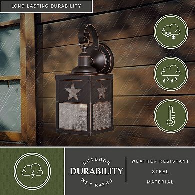 Ranger 5" Star Outdoor Wall Light Burnished Bronze