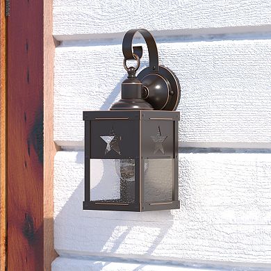 Ranger 5" Star Outdoor Wall Light Burnished Bronze
