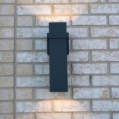 Lavage 4" LED Outdoor Wall Light Textured Black