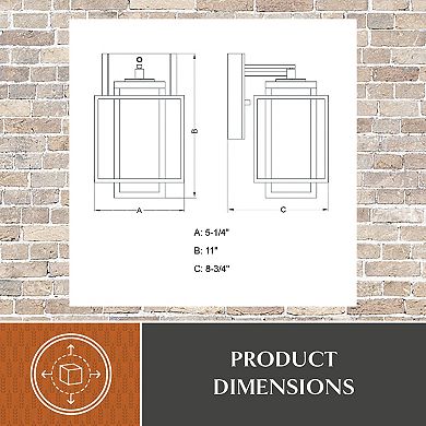 Hyde Park 5.25" Outdoor Wall Light Espresso Bronze