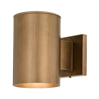 Chiasso 7.25"H Outdoor Wall Light Warm Brass