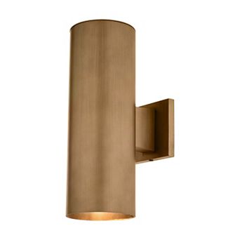 Chiasso 14.25"H Outdoor Wall Light Warm Brass