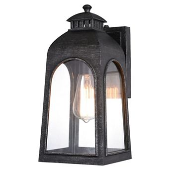 Pilsen 6.5" Outdoor Wall Light Brushed Charcoal