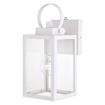 Medinah 5"W Outdoor Wall Light Textured White