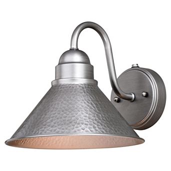 Outland 10" Outdoor Wall Light Brushed Pewter