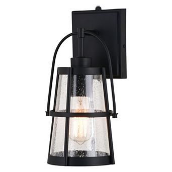 Portage Park 6.5" Outdoor Wall Light Matte Black