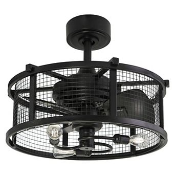 Humboldt 21" Ceiling Fan Black
