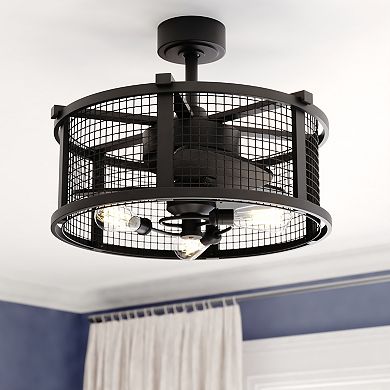 Humboldt 21" Ceiling Fan Black