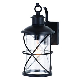 Adams 6.5" Outdoor Wall Light Black