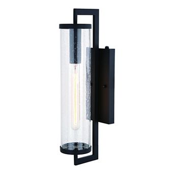 Morgan Park 20"H Outdoor Wall Light Matte Black
