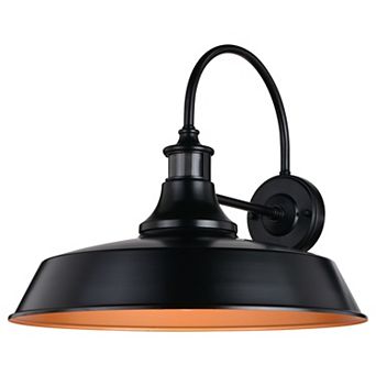 Dorado Dualux 18" Outdoor Motion Sensor Wall Light Dark Bronze and Light Gold
