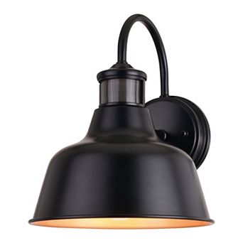 Cody 9.25" Dualux Outdoor Motion Sensor Wall Light Dark Bronze and Light Gold
