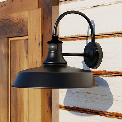 Dorado Dualux 15" Outdoor Motion Sensor Wall Light Dark Bronze and Light Gold