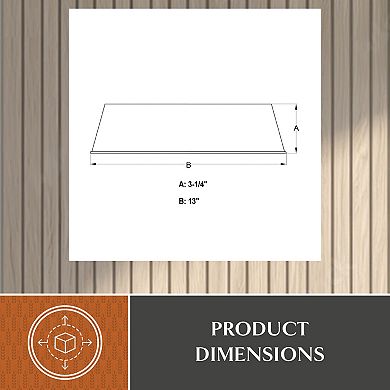 Beacon Hill 13-in W Integrated LED Matte Black Gold Flush Ceiling Light Fixture
