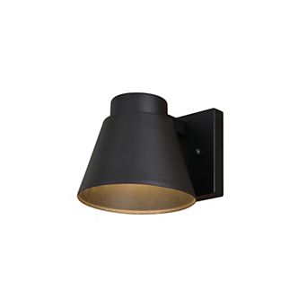 Evans Aluminum 1 Light LED Textured Black Contemporary Outdoor Wall Sconce