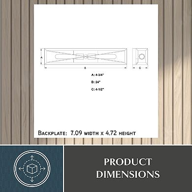 Milton 2-Light Black Transitional Wall Sconce, Bathroom Vanity Lighting Fixture
