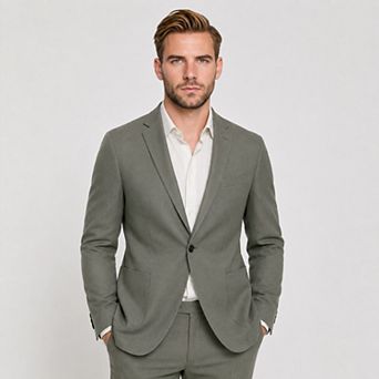 Men's Casual Blazer Summer Lightweight Sport Coat Single Button Jacket