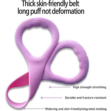 Figure 8 Resistance Bands with Handles for Exercise and Stretching