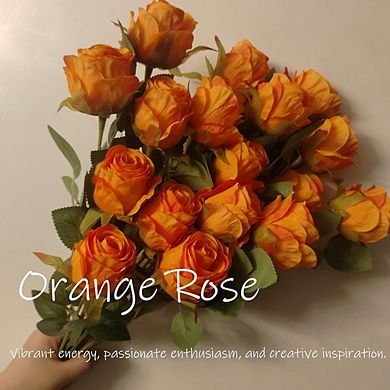 10-Pack Artificial Silk Roses Lifelike Single Stems for Home & Event Decor