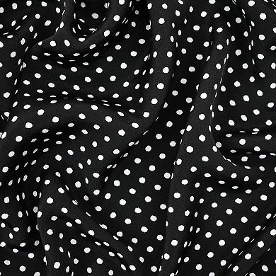 Artyska Women’s Sleeveless Polka Dot Ruffle Front Blouse