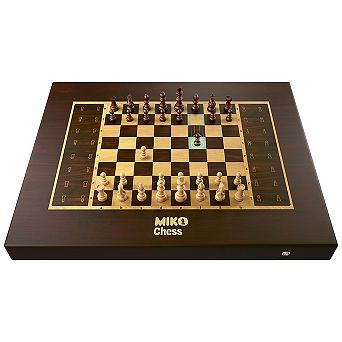 Miko Chess Grand Smart AI Electronic Chess Board Companion with Self-Moving Pieces