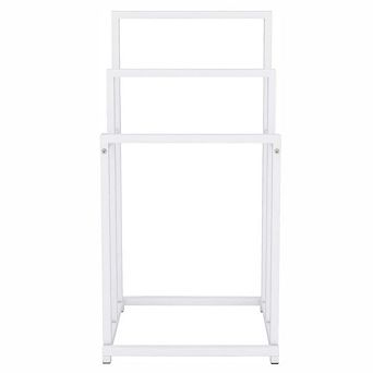 3 tier Freestanding Metal Towel Rack Bathroom Organizer