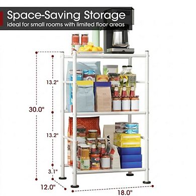 3 Tier Metal Storage Shelf Organizer