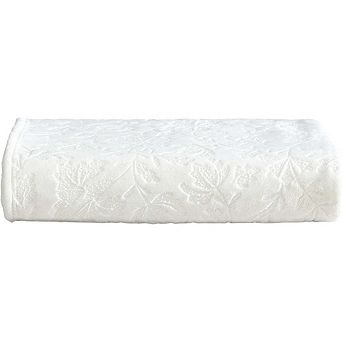 Embossed Plush Throw Blanket, Ultra-Soft Cozy Decorative Bedding