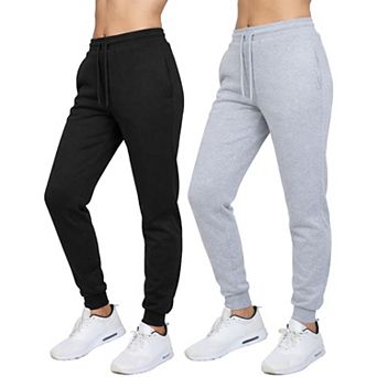Blue Ice Women's Loose Fit Fleece-Lined Jogger Sweatpants-2 Pack
