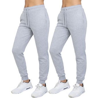 Blue Ice Women's Loose Fit Fleece-Lined Jogger Sweatpants-2 Pack