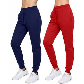 Blue Ice Women's Loose Fit Fleece-Lined Jogger Sweatpants-2 Pack