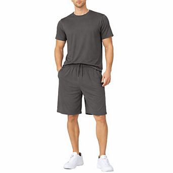 Jump Start Men’s 2 pc Athletic Tee & Short Active Set