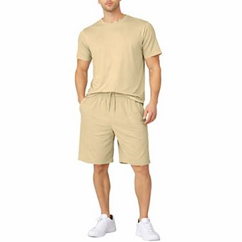 Jump Start Men’s 2 pc Athletic Tee & Short Active Set