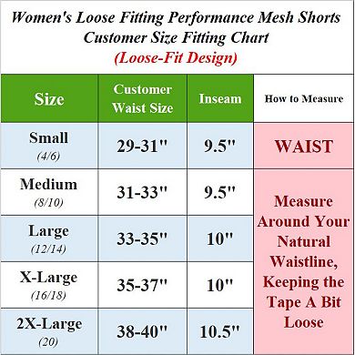 Jump Start Women's Loose Fit Premium Active Moisture Wicking Workout Mesh Shorts With Trim