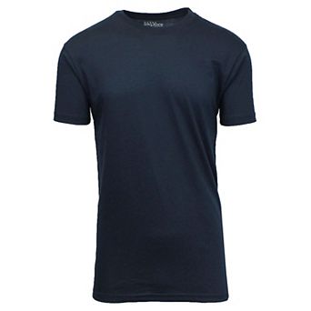 Blue Ice Men's Short Sleeve Crew Neck Solid Tee