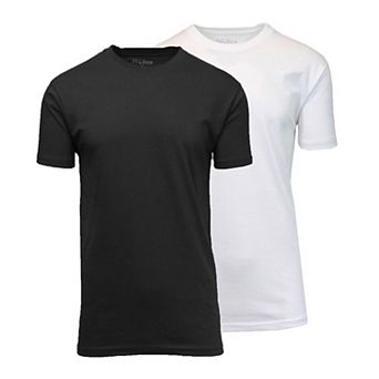 Blue Ice Men's Short Sleeve Crew Neck Solid Tee-2 Pack