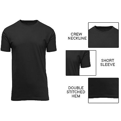 Blue Ice Women's Loose Fit Short Sleeve Crew Neck Solid Tee