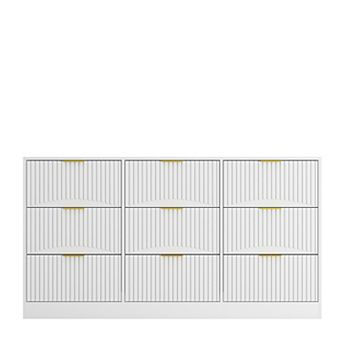 Trikiousd 9-Drawer Wood Dresser, 63" Long Storage Chest for Bedroom