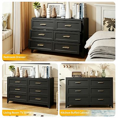 white dresser 6 ZLWJGY for Bedroom with Drawer, Bedroom Furniture Organizer Storage, Wood Double Dresser & Chest of Drawers, Modern Farmhouse Style, Dressers for Closet, Living Room 30” Tall : Home Elevate your bedroom décor YGroup_vinelle-long-sleeve-mini-dress Size:Size 4 Embroidery Velvet Pakistani Designer