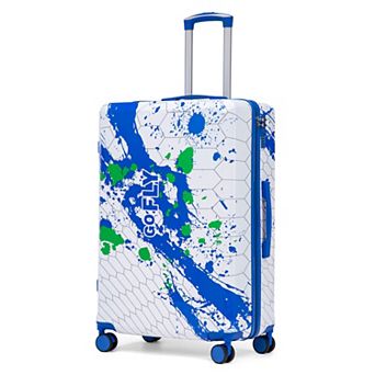 Trikiousd 28 Inch PC Spinner Suitcase Large Capacity Carry On Luggage with Combination Lock