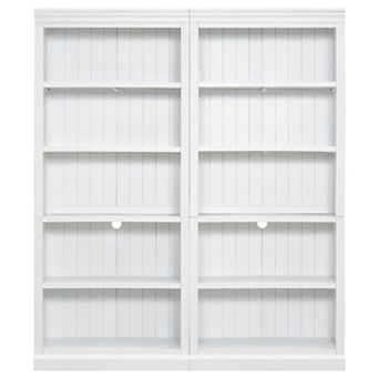 Trikiousd 83.4" 5 tier Wood Bookcase with Adjustable Shelves