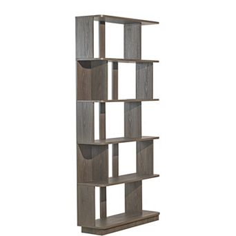 Trikiousd 5 tier Open Bookcase Storage Shelf for Living Room and Home Office